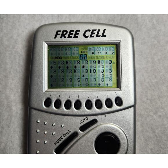 Free Cell Solitaire Electronic Handheld Game Tested By Excalibur Pre-owned - Picture 2 of 6